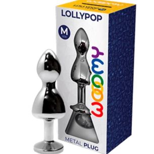 PLUG ANAL METÁLICO WOOOMY LOLLYPOP